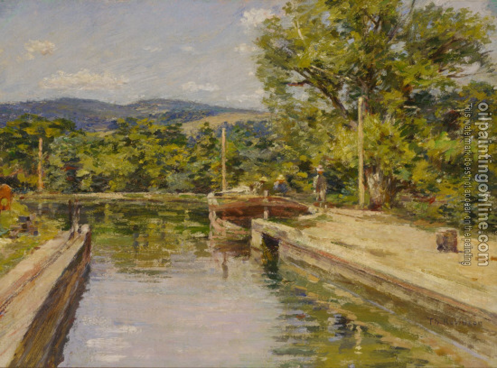 Robinson, Theodore - Canal Scene